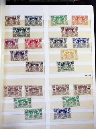 1890-2000, Collection de colonies et des DOM TOM de