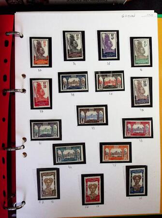1890-2000, Collection de colonies et des DOM TOM de