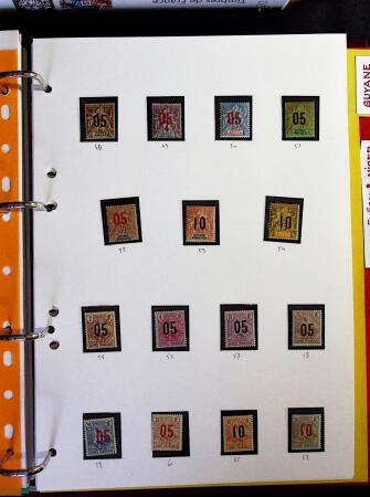 1890-2000, Collection de colonies et des DOM TOM de