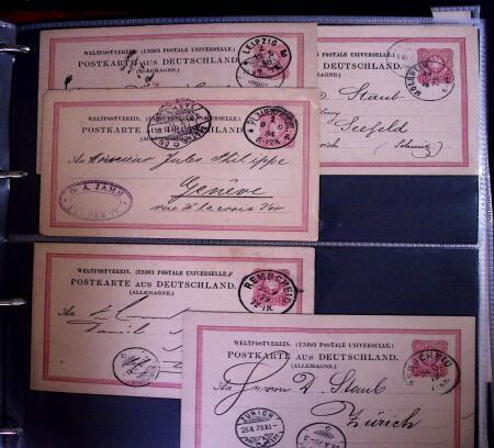 1870-1970, Huge accumulation of postal stationery cards