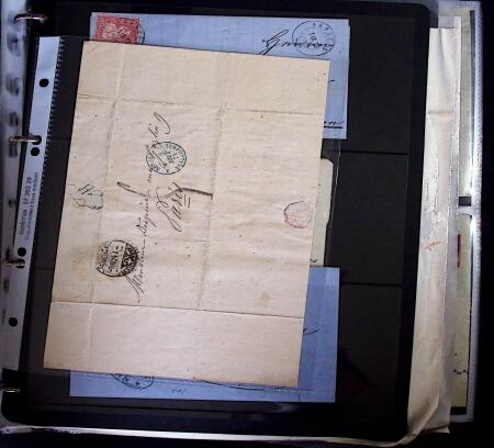 1874-1950, Large POSTAL HISTORY holding in three stockbooks