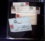 1874-1950, Large POSTAL HISTORY holding in three stockbooks