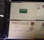 1874-1950, Large POSTAL HISTORY holding in three stockbooks
