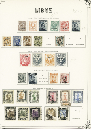 1912-37 Mint & used collection of Italian occupation