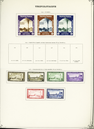 1916-1938 Mint & used collection of Italian occupation