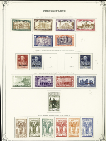 1916-1938 Mint & used collection of Italian occupation