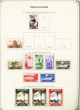 1916-1938 Mint & used collection of Italian occupation