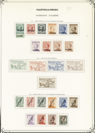 1922-1932 Mint collection of Italian occupation of