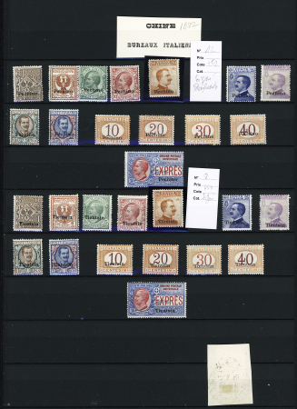 Mint & used collection of Pechino & Tientsin, the two