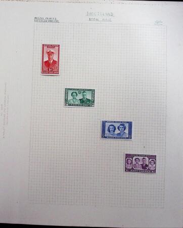1871-1950, Mint & used collection in three albums showing
