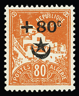 N°58a à 67a Série de 10 valeurs du 5c au 80c, tous