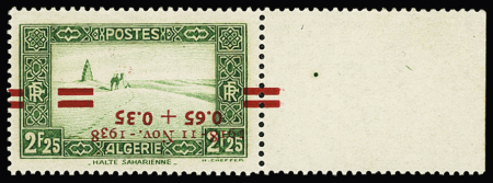 N°147a 20è anniversaire de l'Armistice, variété