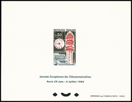 N°1417 30c cadran téléphonique, épreuve de luxe