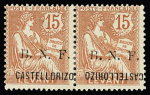 La série du n°1 au 9 en paire avec variété "Castellorizo