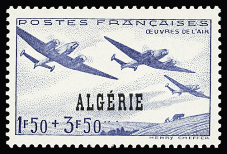 N°245b 1f50+3f50 bleu-gris, variété sans RF, neuf