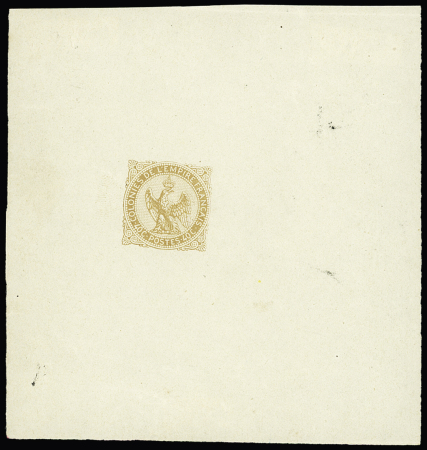 N°5 40c bistre-jaune, épreuve dans la couleur du