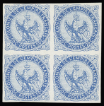 N°1 à 6 Série Aigle complète en bloc de 4, neuf
