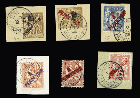 N°15, 16, 16a, 18a, 19, 19b, obl., TTB