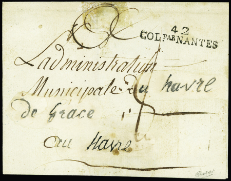 Lettre ST de Saint-Domingue pour Le Havre écrite le