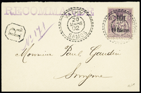 N° 11 obl. càd Vathy 20.03.1902 Samos sur lettre