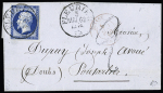 Rare oblitération suisse Fleurier 5 mai 62 sur n°14