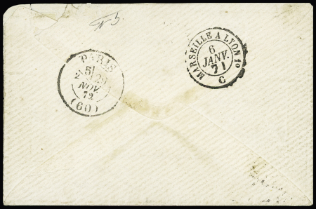 Rarissime cachet de repêchage Paris 29.11.7