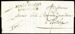 Lettre de Bône 14 sept 1835 pour Antibes avec MP "