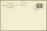 Grande enveloppe entier postal 2F25 brun-rouge et 
