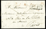 N°128 département des Bouches de l'Elbe : lettre a