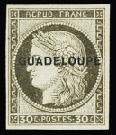 N° 12 30c brun, SUP, R (tirage 1780)