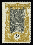 N° 41 5f moutarde et noir, **, très frais, TB