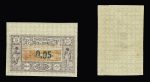 N° 23a 0,05 sur 75c, et n° 24 0,10 sur 1f, **, très