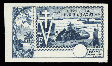 Poste aérienne n° 44 Libération, sans légende ni