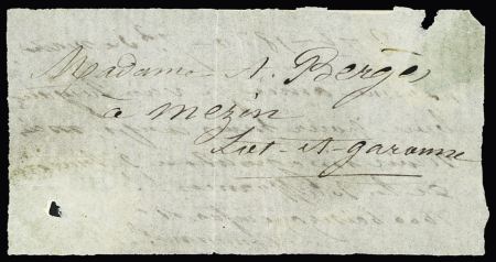 Papillon   de Metz daté du 2 septembre 1870 à 7