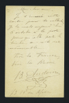 N°102, 2 pièces, OBL "Le Vésinet Seine et Ooise" (6 oct 1896) sur carte postale souvenir de la visite du Tsar Nicolas II en oct 1896. TB