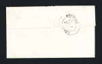 Lettre avec T12 "Montendre (16)" (1841), ind 9. TB