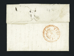 MP "16 Nuaillé" (27 x 9mm - 1812) + taxe 7 manuscrite, ind 14. TB