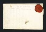 Lettre avec MP manuscrite "De l'ile de Ré" (1747 - non signalé) pour Tarascon. TB