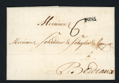 Petite MP "Pons" (11 x 3 - L n°4 - 1773), ind 9. TB