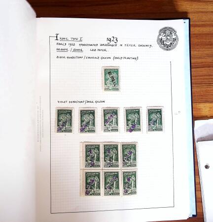 1919-23, The comprehensive and important collection
