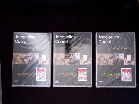 Jacqueline Caurat - Le monde merveilleux des timbres-poste et 3 exemplaires du DVD "Jacqueline Caurat : confidences et reportages"