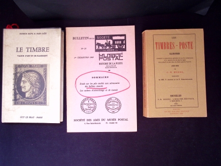 Ensemble d'ouvrages d'initiation à la philatélie