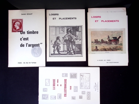 Ensemble d'ouvrages d'initiation à la philatélie