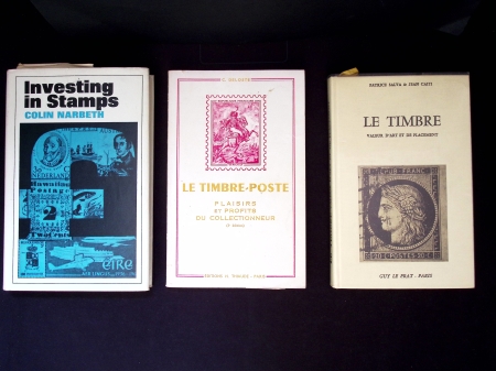 Ensemble d'ouvrages d'initiation à la philatélie