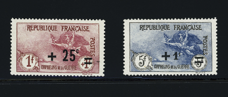 N°168 et 169 Les deux valeurs très bien centrées,