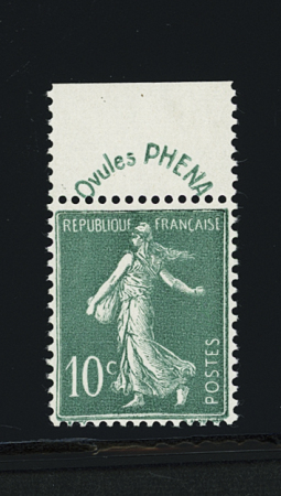 N°188 10c vert Phéna, très bien centré, neuf **,