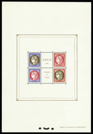N°3 PEXIP 1937, neuf **, fraîcheur postale, TTB