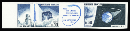 N°1465Aa Lancement du premier satellite national,