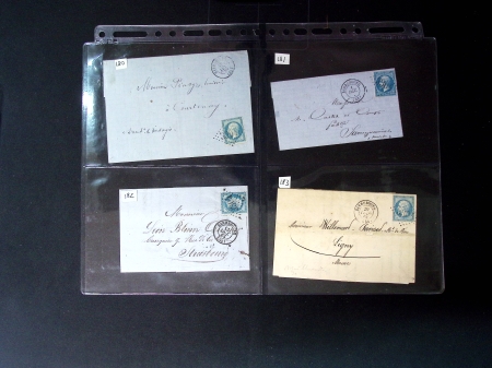 32 lettres AFF n°22 OBL GC 3304 + T15 "Sarrebourg (52)". TB