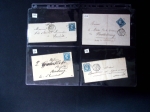 32 lettres AFF n°22 OBL GC 3304 + T15 "Sarrebourg (52)". TB